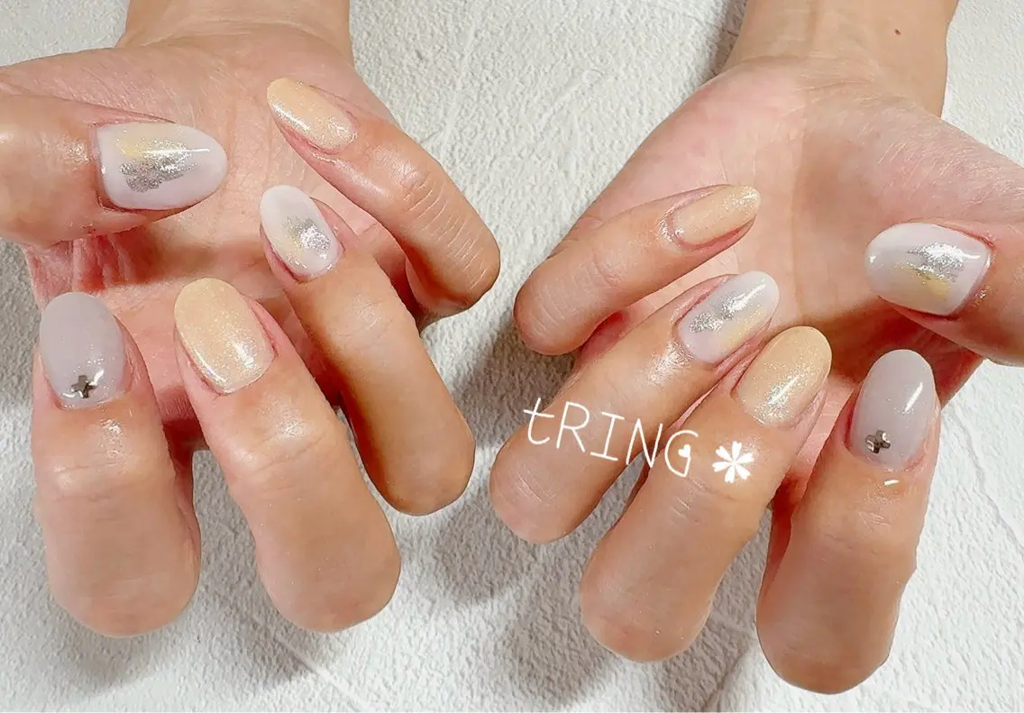 ネイル ハンドネイル tRING＊ しいの木台のネイルデザイン