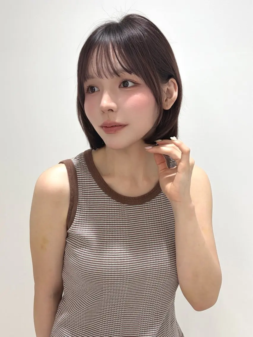 ミディアム ボブ/ ミディアムKOUGAのヘアスタイル