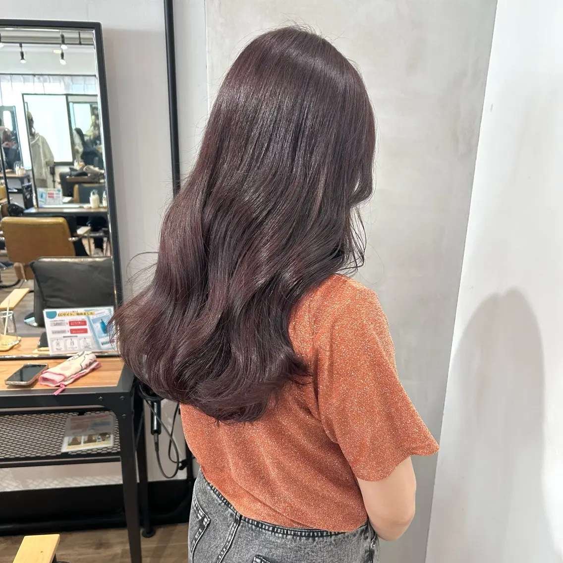 ロング カラー otoha✳︎ くすみ艶カラーのヘアスタイル