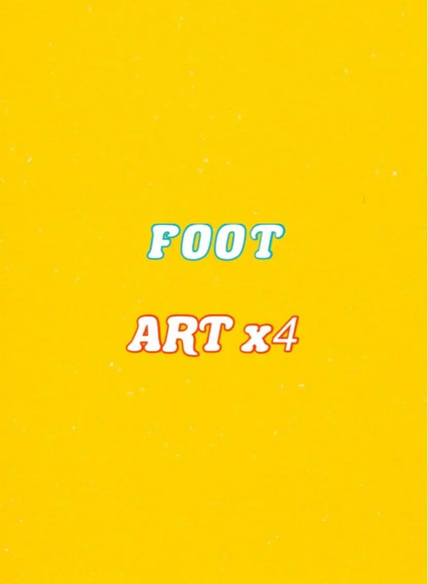 フット アートx4本の写真