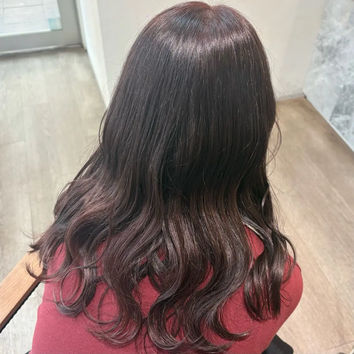 カラー ブラウンカラー ピンクカラー ヘアカラー ゆ ののヘアスタイル
