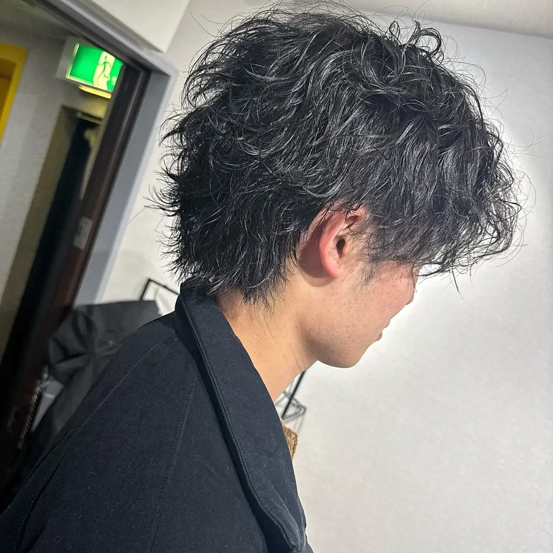 メンズ メンズパーマ カット パーマ シャドウ/フェザー ニュアンスヘアメンズのヘアスタイル