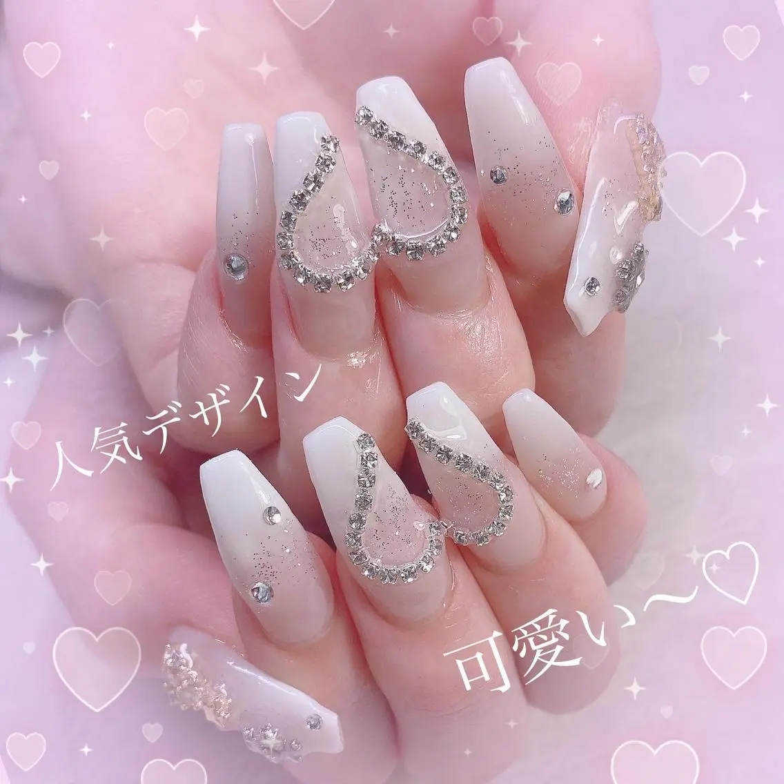 ネイル ワンホンネイル RiLion💗 Risa🦋💜のネイルデザイン