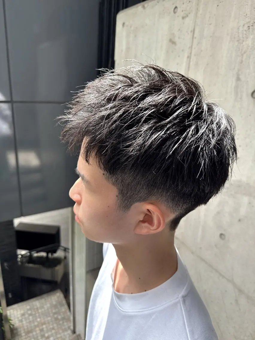 メンズ カット 河野 悠のヘアスタイル