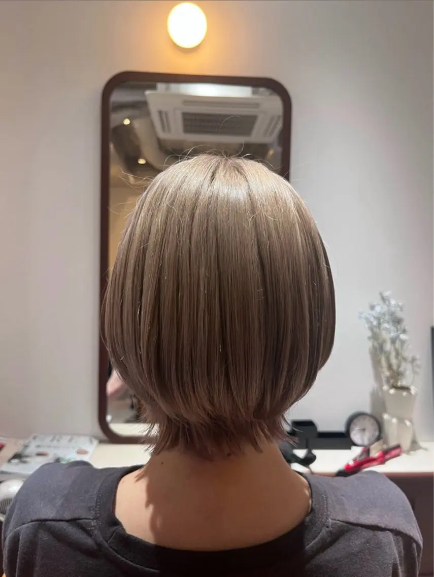 ショート カラー ヘアアレンジ 💠urara opus💠🩵のヘアスタイル