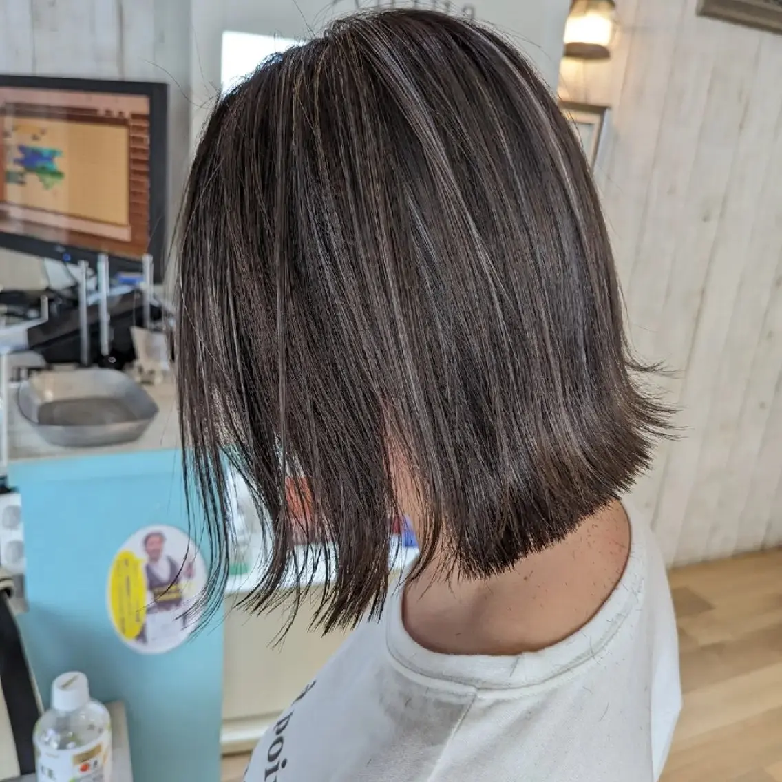 縮毛矯正+カット+トリートメントの写真