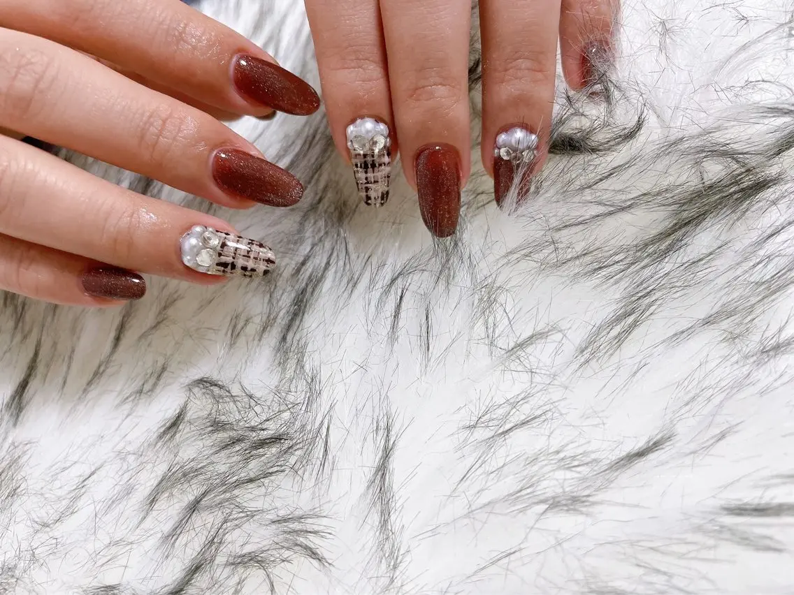 ネイル ジェルネイル 韓国ネイル メンズネイル パラジェル ピンク kiki nail たまプラーザのネイルデザイン