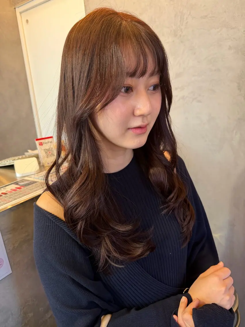 ミディアム ヘアカラー ダブルカラー /まつ毛パーマ🎀のヘアスタイル