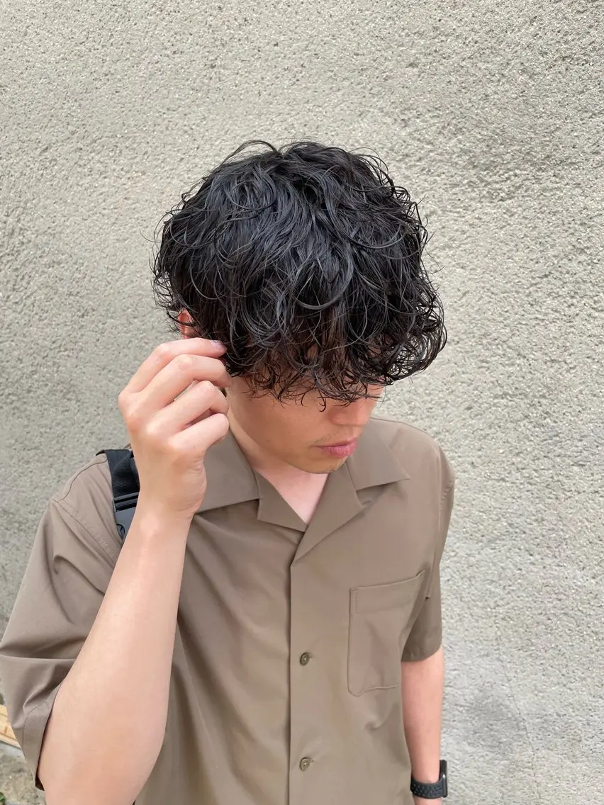 [２.3回目限定]men's cut＋ permの写真