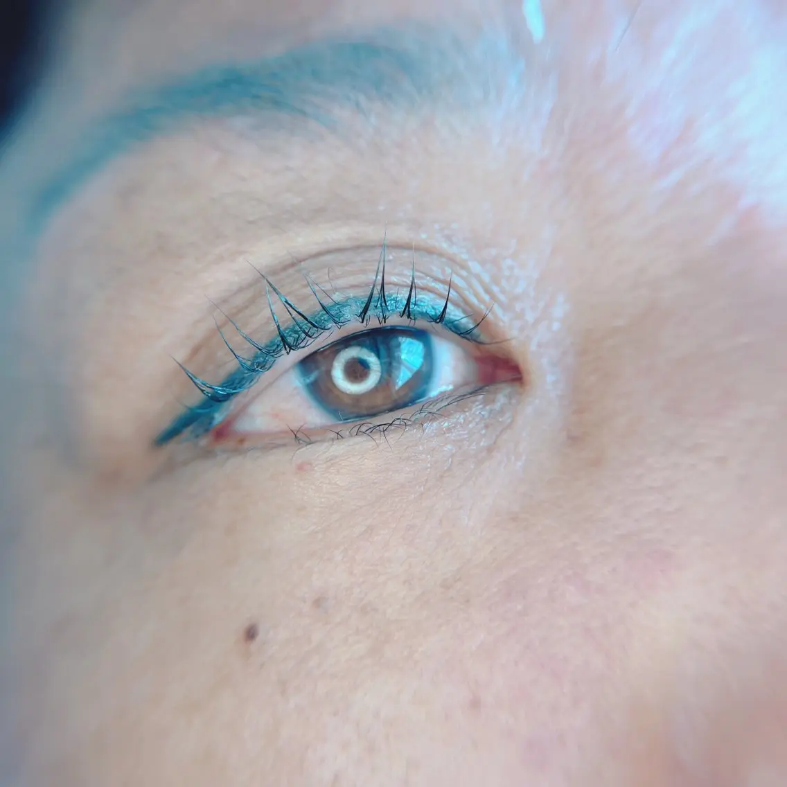 マツエク・マツパ 一重×まつ毛パーマ Perl blueの眉毛・アイブロウイメージ