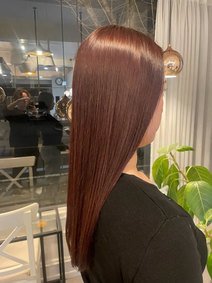 カラー ヘアカラー 藤原/ 透明感カラーのヘアスタイル