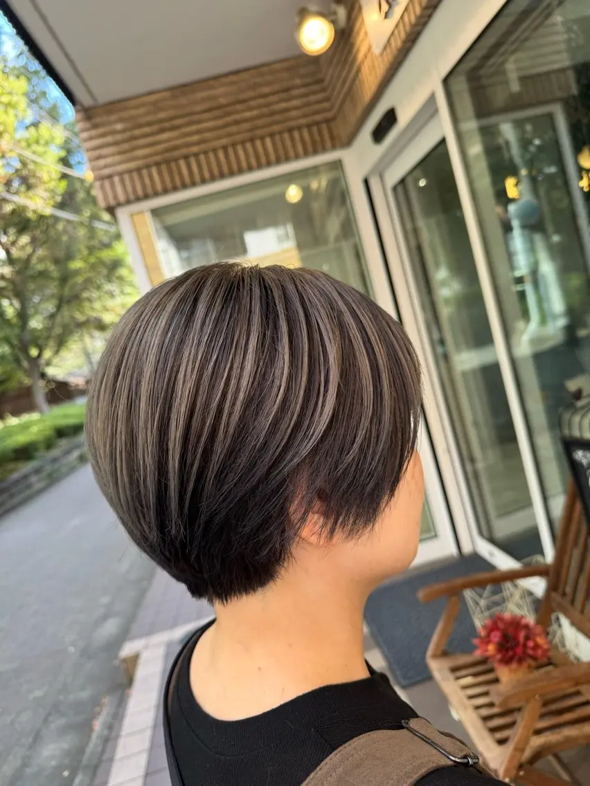 ショート カット ヘアカラー 🌳池袋美容室🌳 albero林美里のヘアスタイル