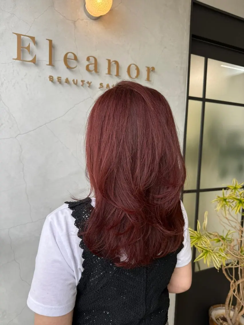 セミロング レイヤーカット トリートメント カット ヘアカラー トリートメント ヤマダレナ/個室/ 透明感艶カラー😽✨のヘアスタイル