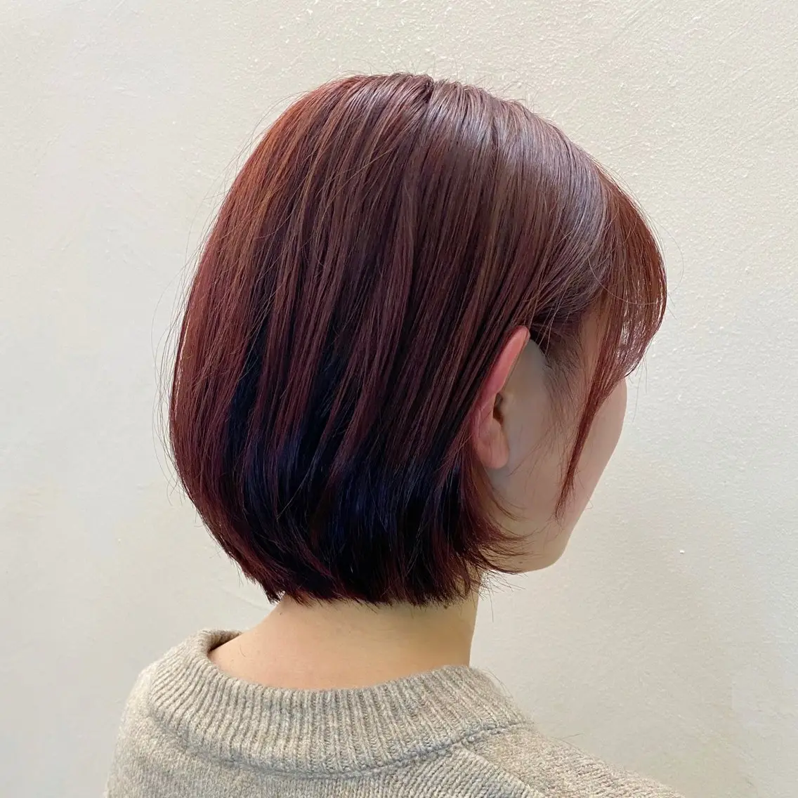 ショート カラー 似合わせレイヤー/ ケアパーマ/高倉のヘアスタイル
