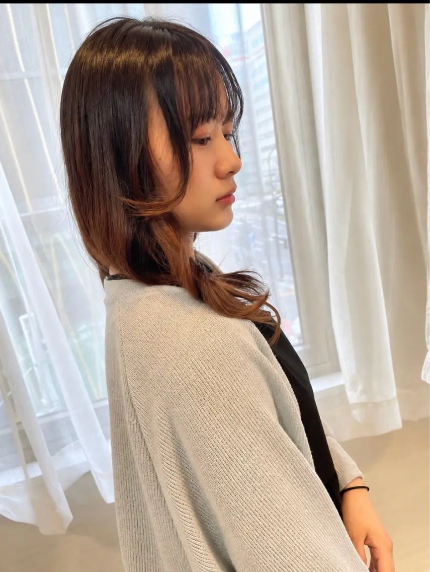 ミディアム ヘアアレンジ カット ヘアセット 🌻ミラクル美容師 🌻✨クッポ✨のヘアスタイル