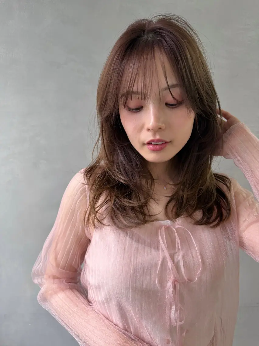 セミロング トレンド似合わせ /店長キドヨシキのヘアスタイル