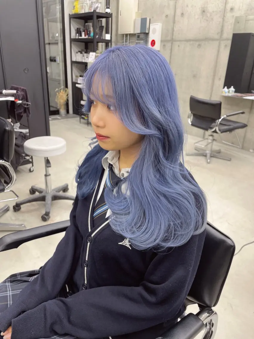 セミロング 手島 カミラのヘアスタイル