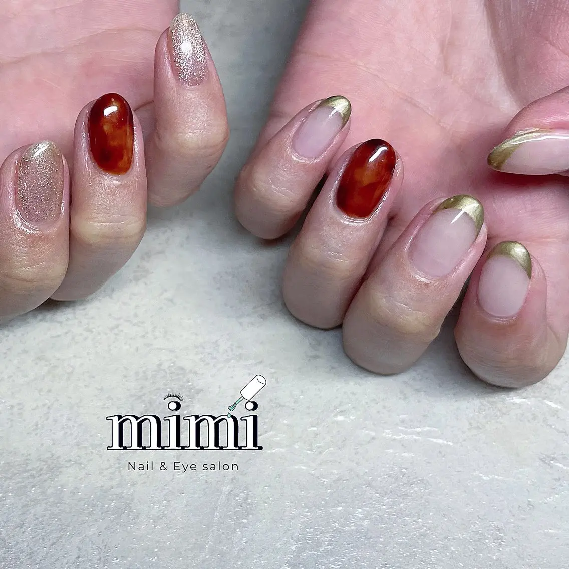 ネイル フレンチネイル 持ち込み Ruru nailのネイルデザイン