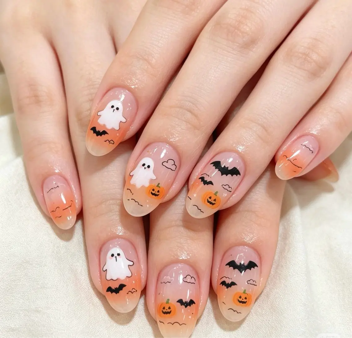 ネイル フレンチネイル ラメ(グリッター) ラメグラデーション マグネットネイル 持ち込み Unicorn Nail原宿表参道のネイルデザイン