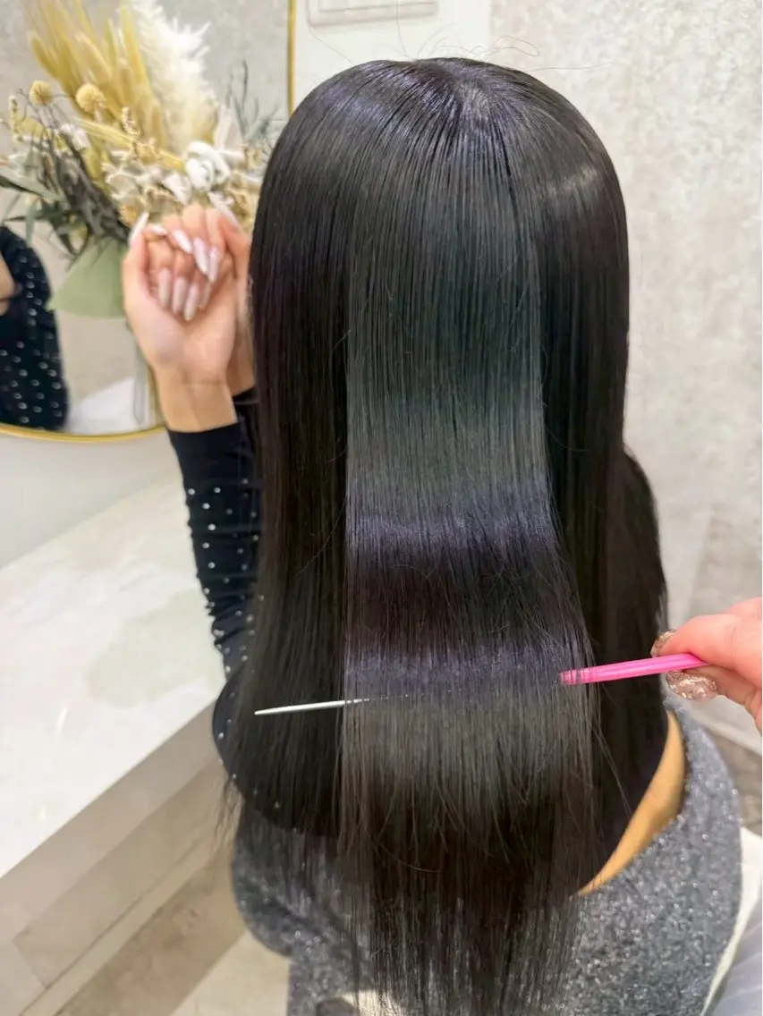 カラー 透明感カラー ヘアカラー 💎ななか/大宮 ワンカラー🪄のヘアスタイル
