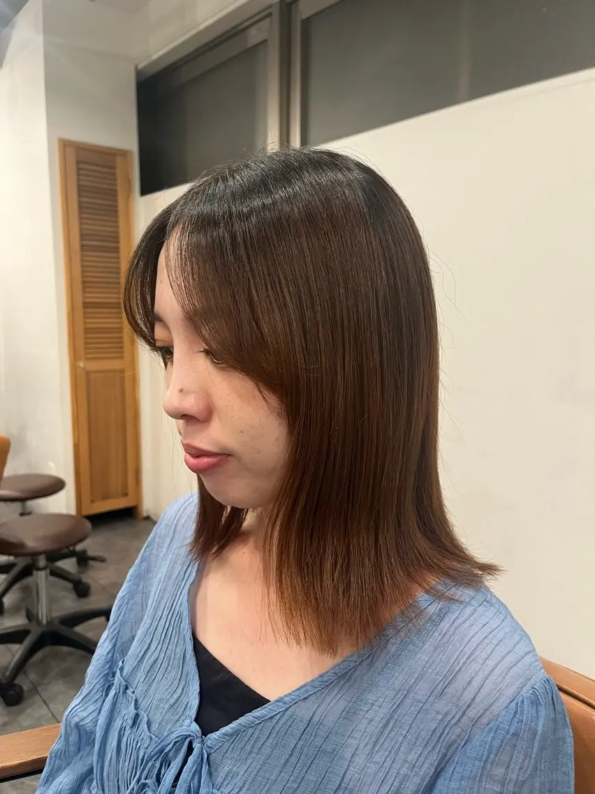 ミディアム ボブ SHIAN 橋本店 吉田 詩穂のヘアスタイル