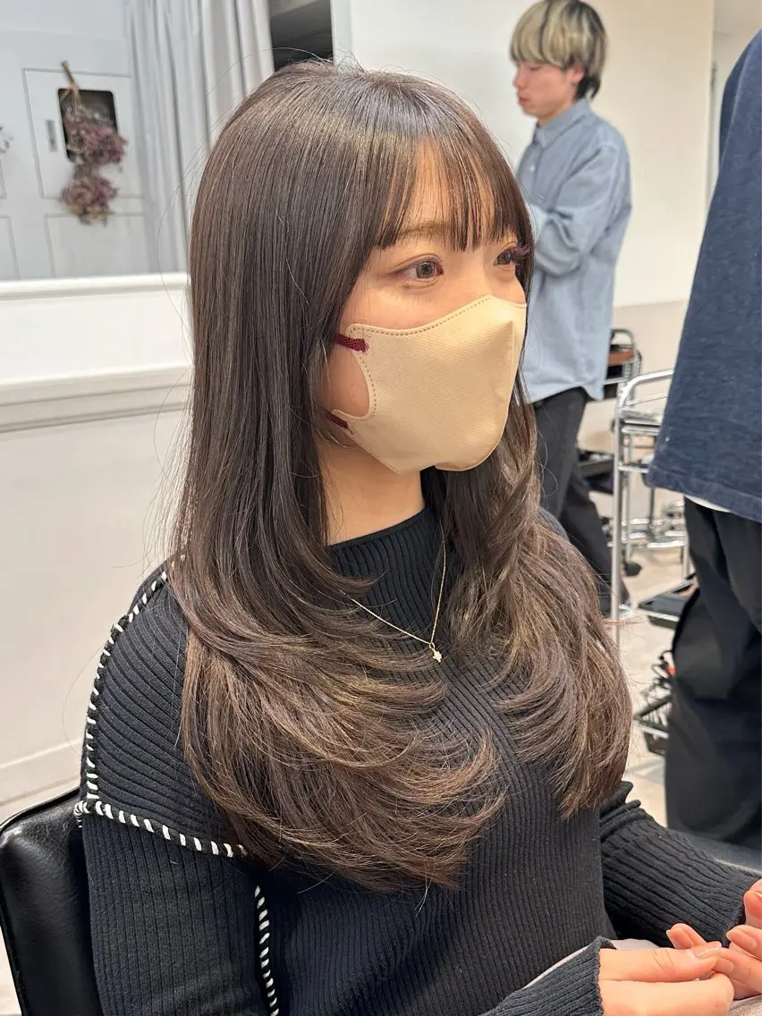 ロング an🦋レイヤー/ 無料カット【蔵前】のヘアスタイル