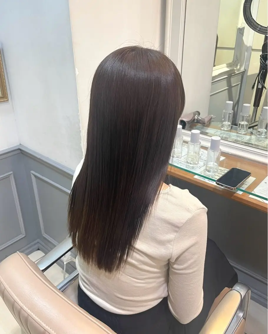 ロング ヘアカラー トリートメント 🌟ɴᴇᴏʟɪᴠᴇ ᴋᴀʀᴇɴ🤍´-のヘアスタイル