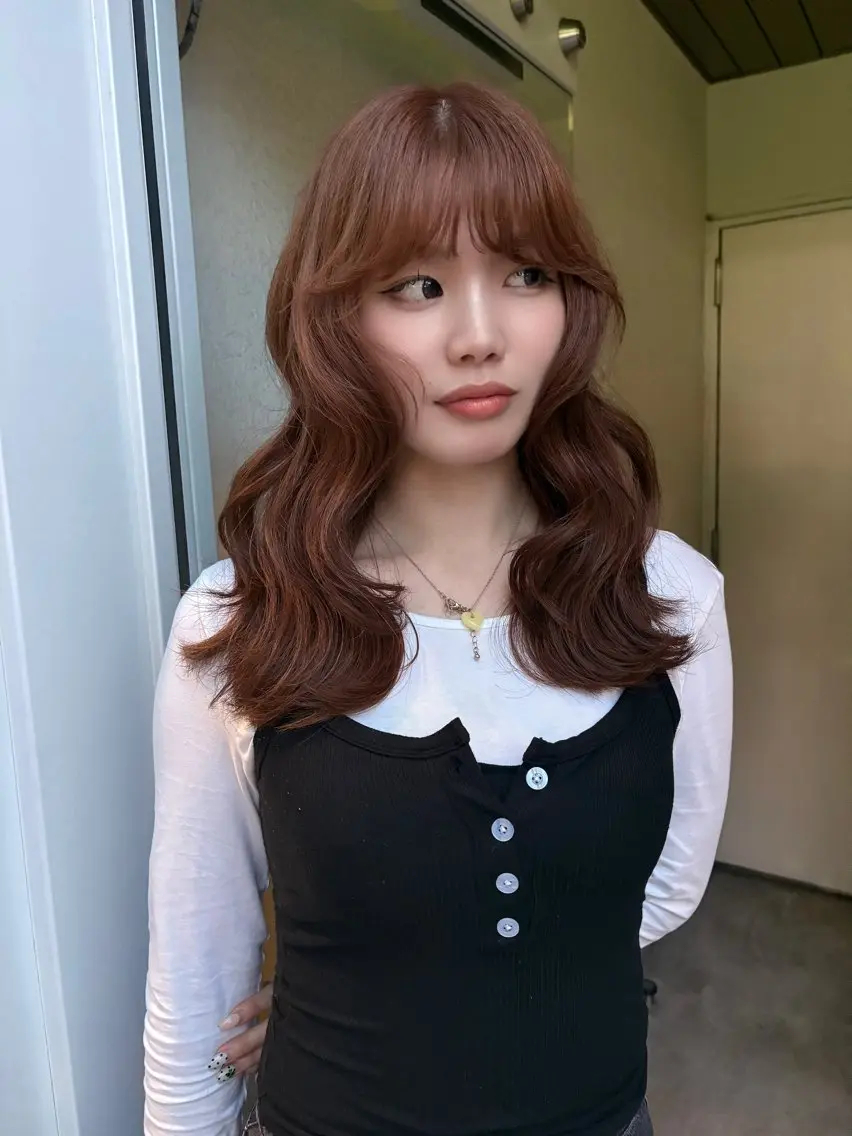 ロング ヘアカラー siki yuikaのヘアスタイル