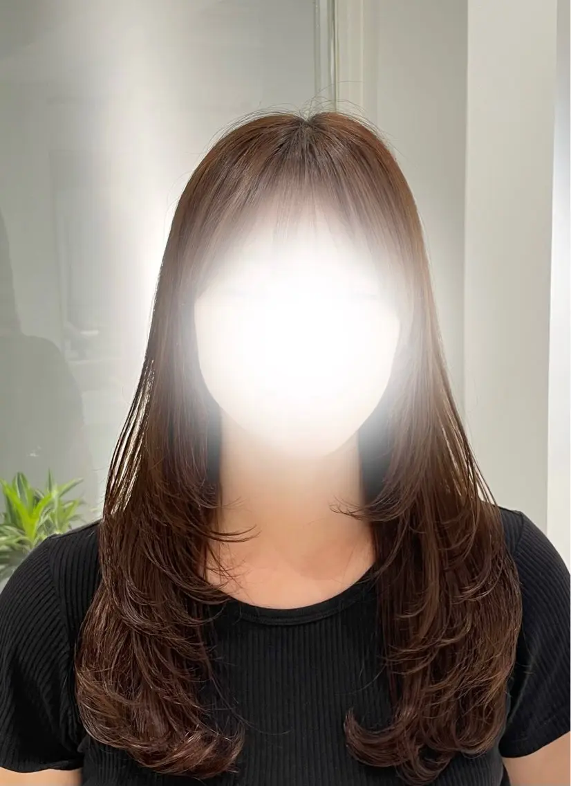 ロング カラー 似合わせスタイル 表参道🌿ちえのヘアスタイル
