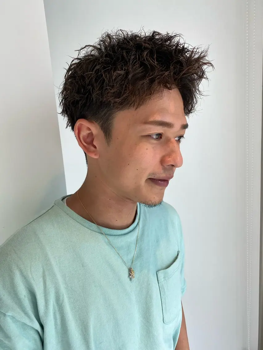 「🔥ツイストパーマ✂️+カット+補修TR✨」の写真