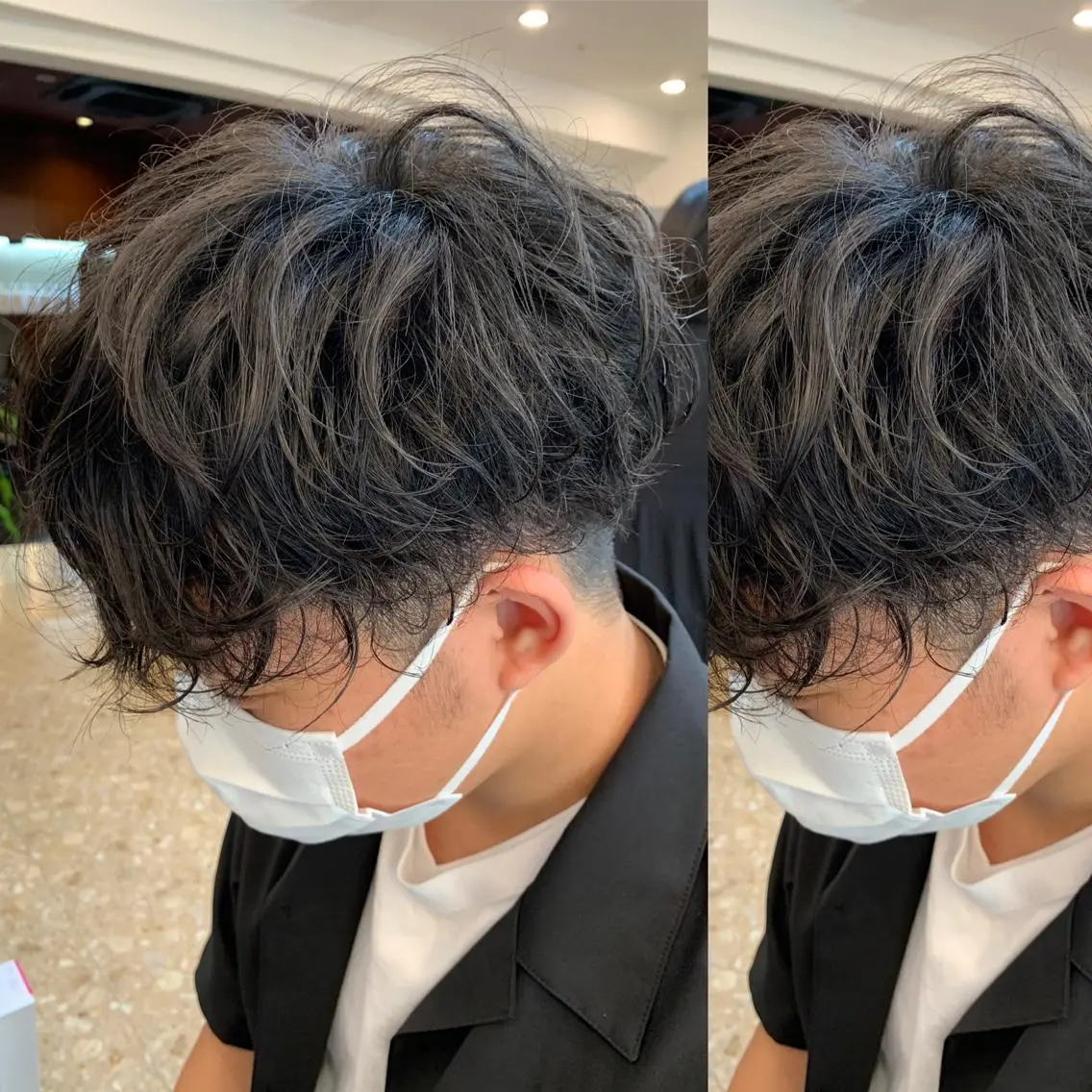 【メンズ】似合わせカット+炭酸泉+頭浸浴+髪質改善シャンプートリートメントの写真