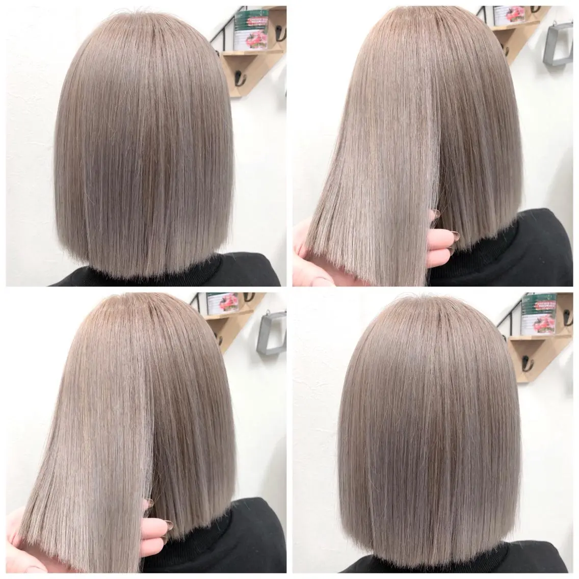 ショート カラー ベージュカラー MAKO ❤️🔥NEXTのヘアスタイル