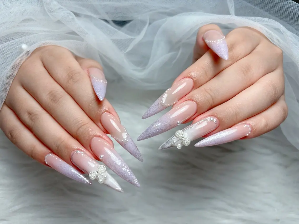 ネイル アートネイル 長さ出し ジェルネイル 韓国ネイル マグネットネイル ハンドネイル Cloudy Chan Nailのネイルデザイン