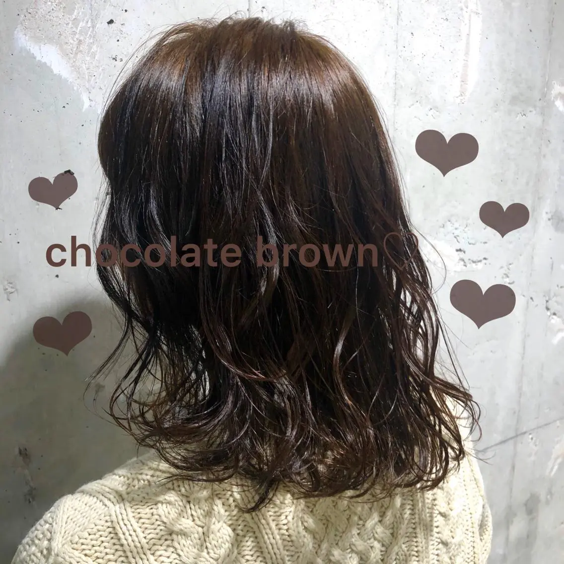 ミディアム カラー ヘアカラー トリートメント ヘッドスパ レイヤーカット 韓国ヘアayameのヘアスタイル