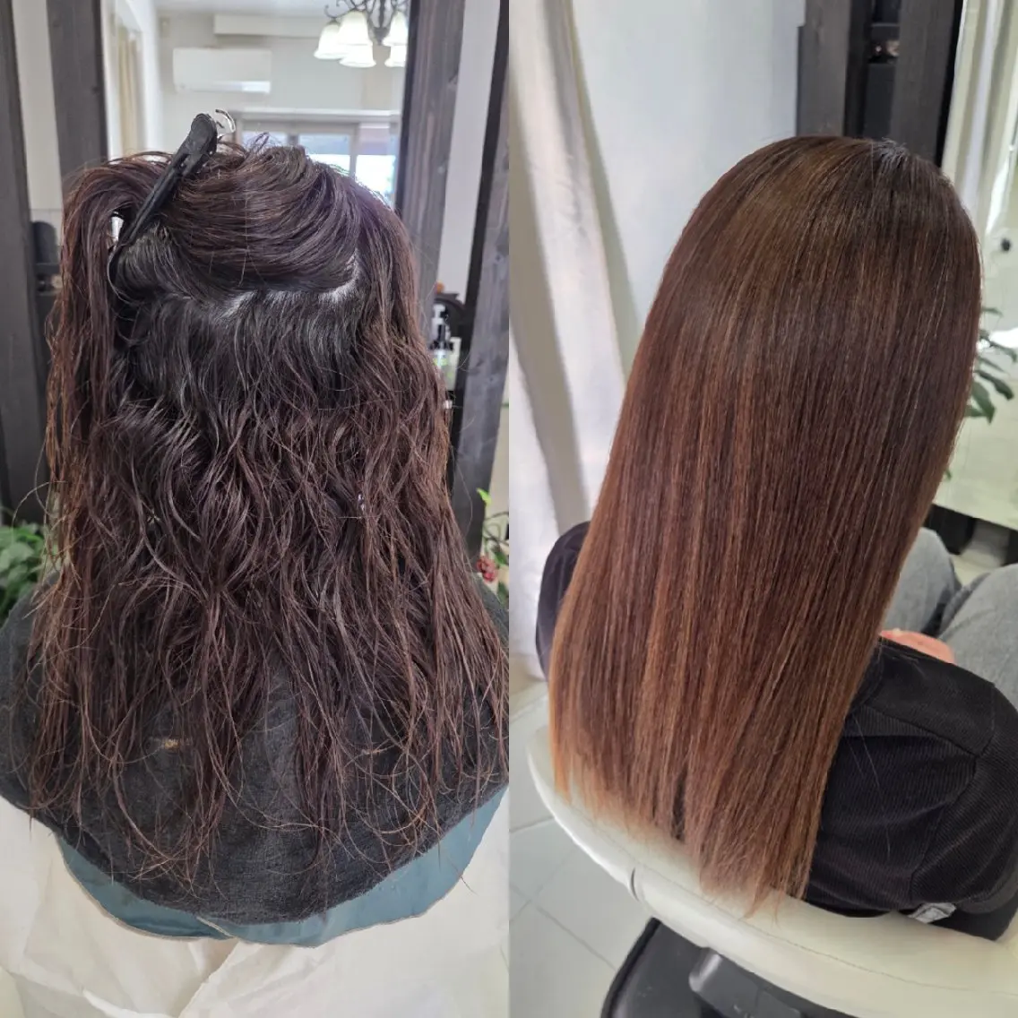 ロング 縮毛矯正 山本 莉奈のヘアスタイル