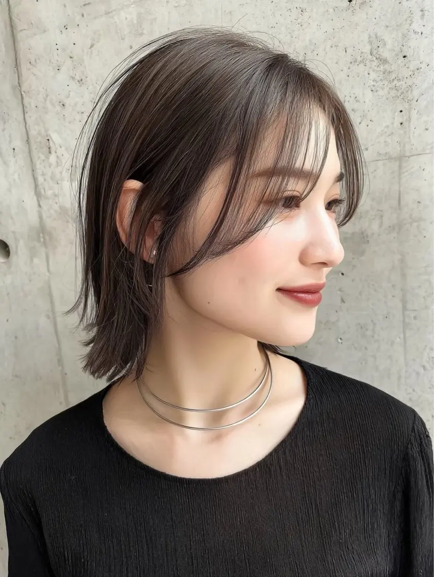✂️毛先整えカット+ブリーチなしワンカラー＋エヌドット2stepトリートメント🌷の写真