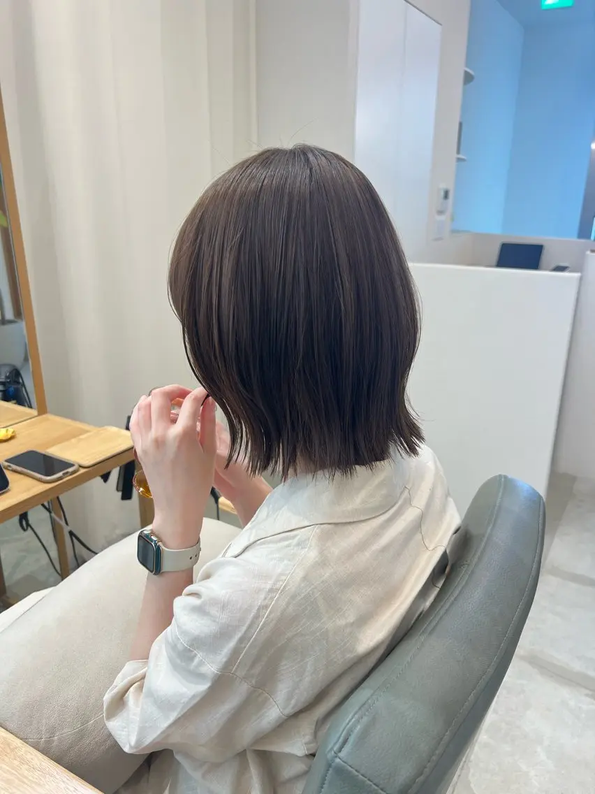 ミディアム yu koのヘアスタイル
