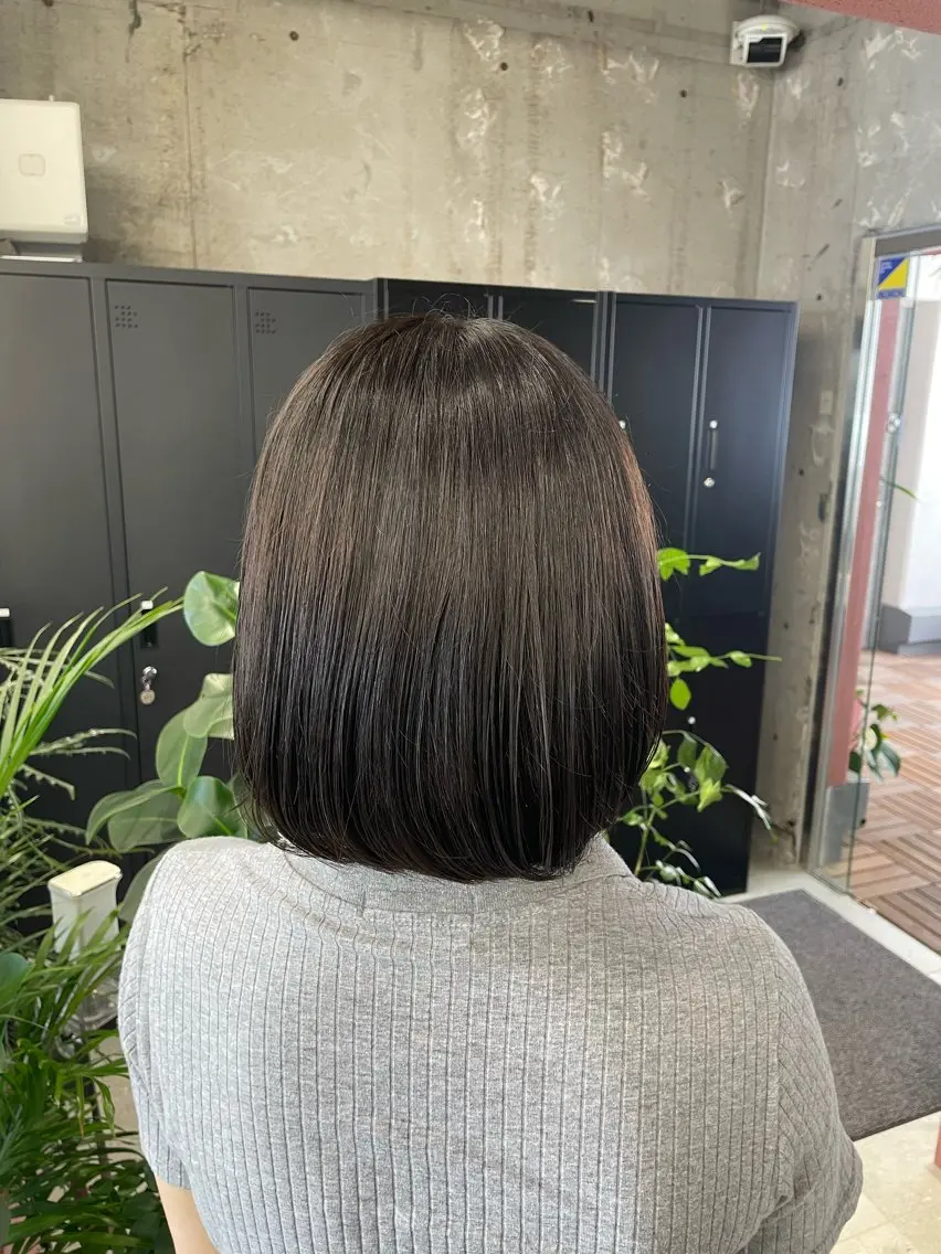 カラー 黒髪 透明感カラー ほらぐちるい‎𖤐 /レイヤー/ツヤ感のヘアスタイル