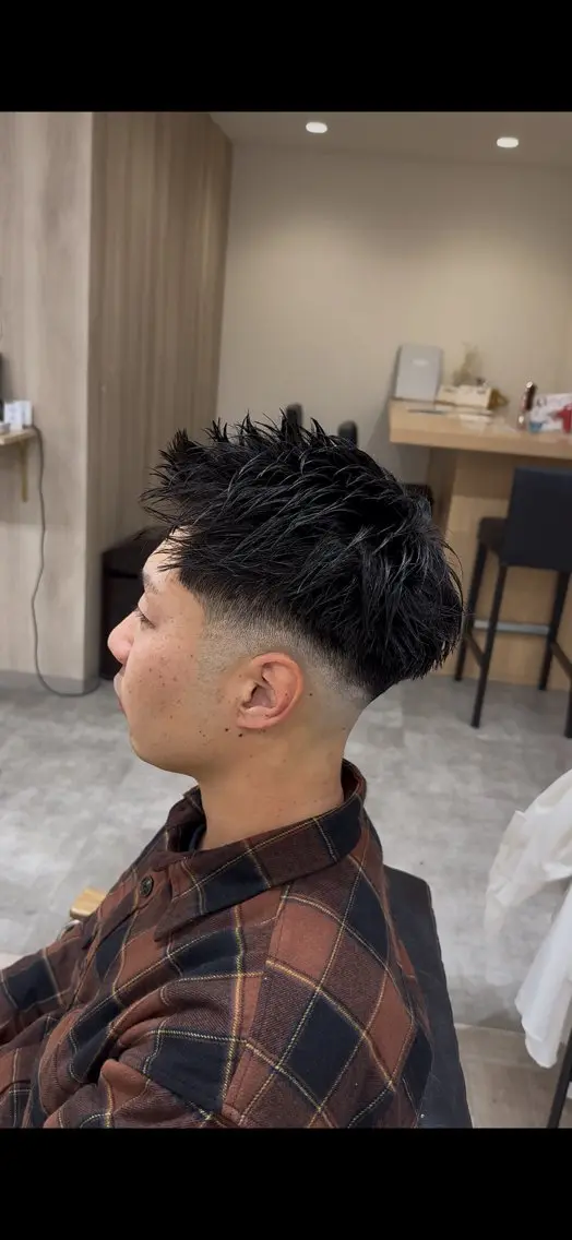 メンズ フェードカット カット ツイスパ/フェード /辻諒哉のヘアスタイル
