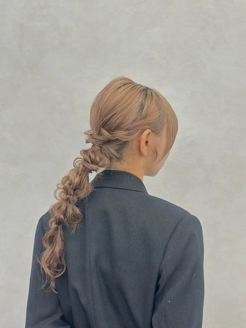ロング ヘアアレンジ ヘアアレンジ/渋谷/ ゆづきのその他イメージ
