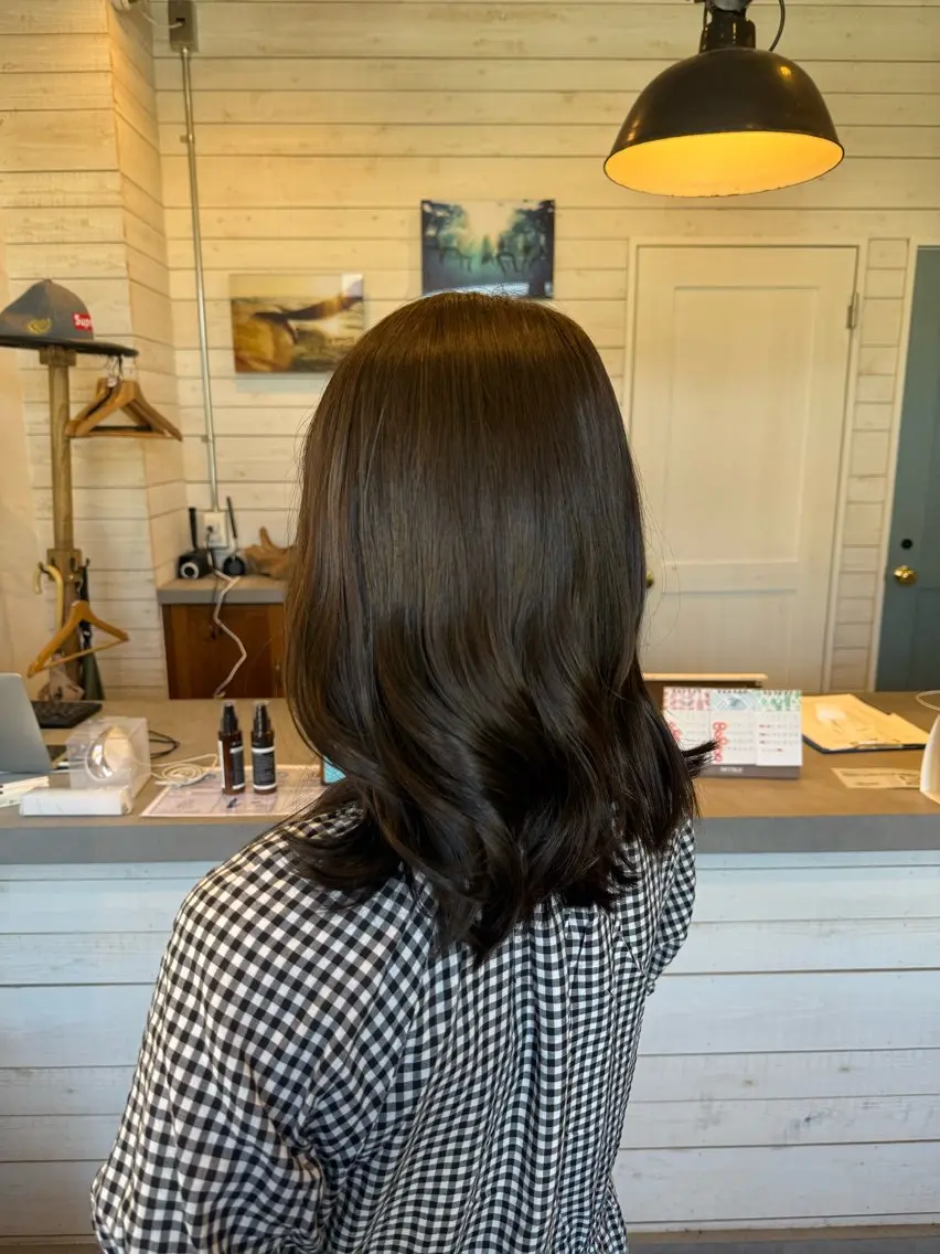 カラー 透明感カラー グレージュ ヘアカラー 透明感カラー/艶髪/ Ayakaのヘアスタイル
