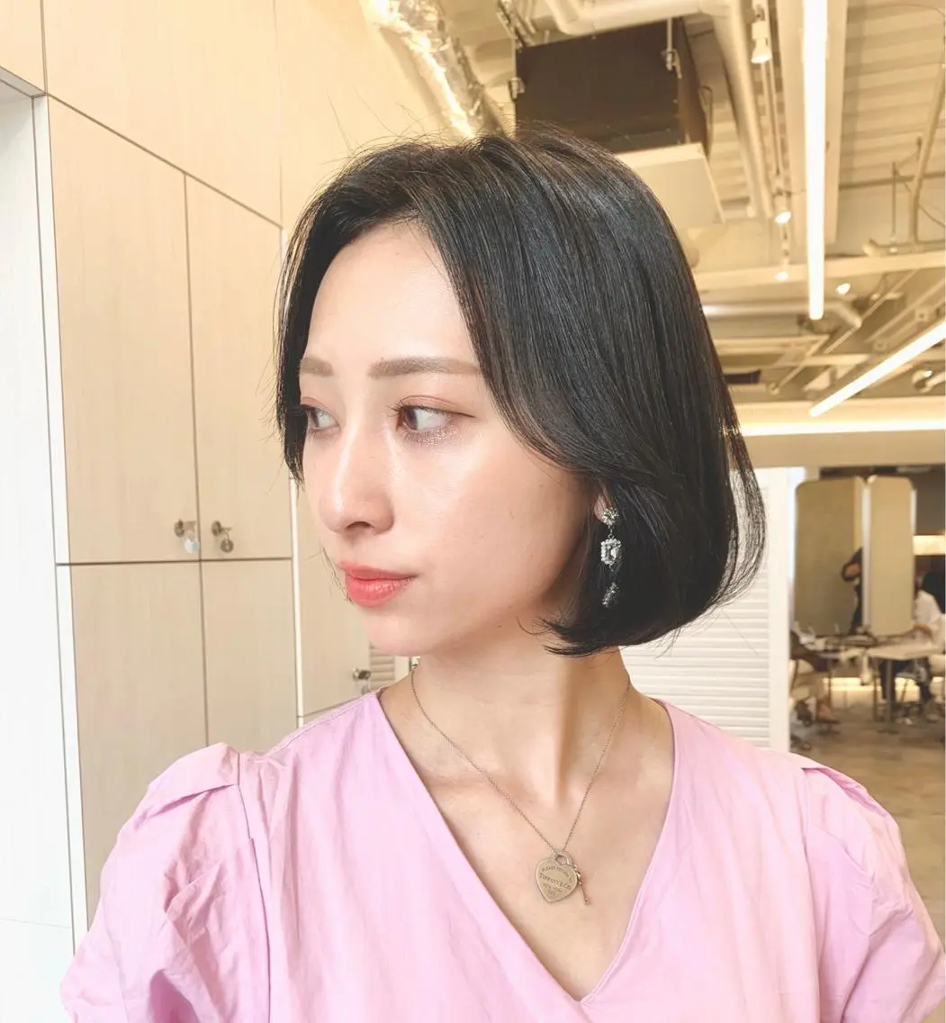 ショート カラー パーマ ヘアアレンジ 貴方以上に貴方の髪を 想う🌕野口昴夢のヘアスタイル