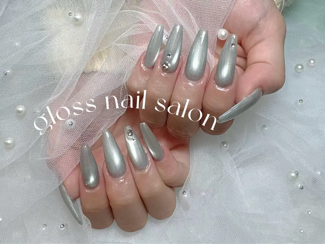 ネイル ハンドネイル ゆり🌷 gloss nailのネイルデザイン