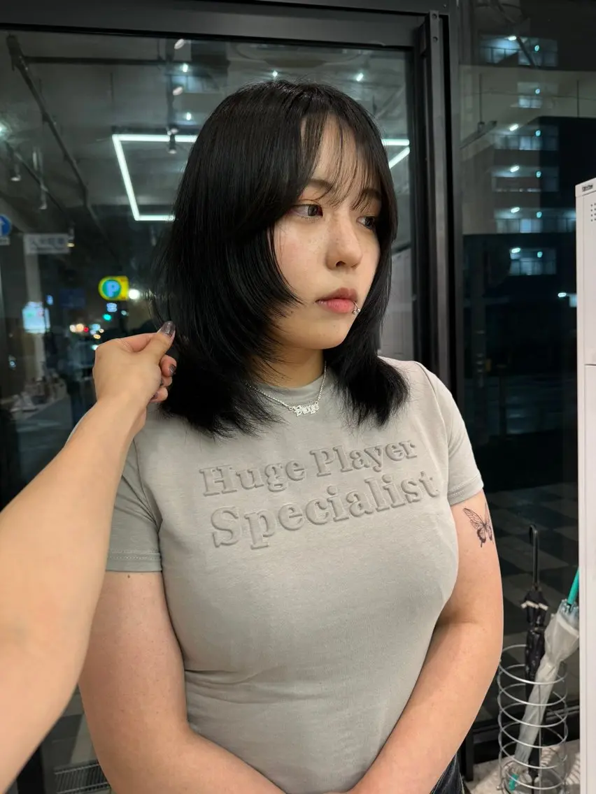 ミディアム カラー ヘアアレンジ レイヤーカット カット yuka🥕 橿原神宮前のヘアスタイル