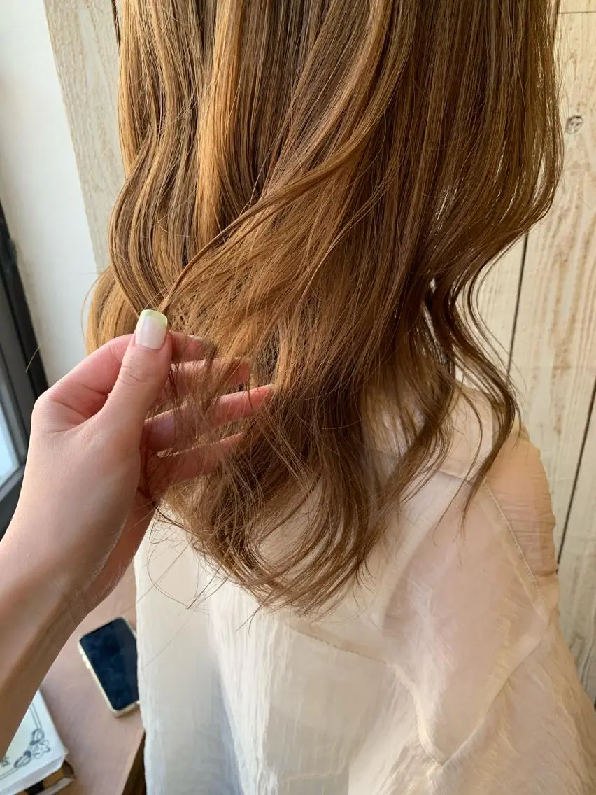 🌈💖goodbye blackhair💜🌈Wカラー( ケアブリーチ 込 )の写真