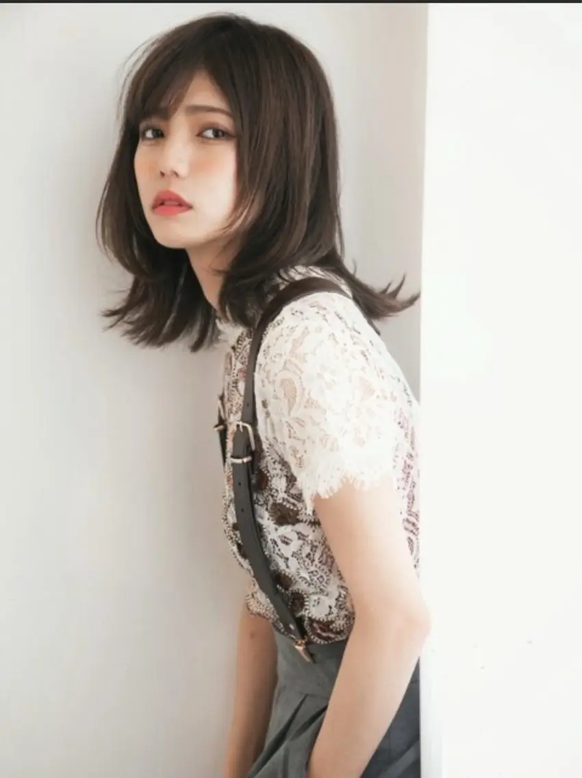 ミディアム ⭐︎BORDER⭐︎ ⭐︎Hitomi⭐︎のヘアスタイル
