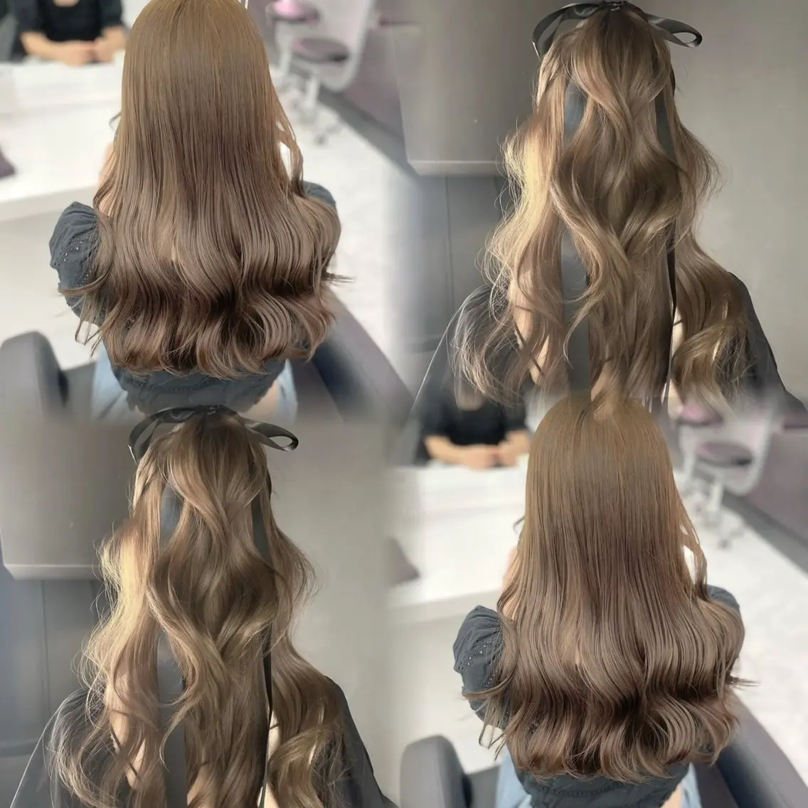ロング カラー ふわっと抜け感🫧 ブラウンベージュ🤎のヘアスタイル