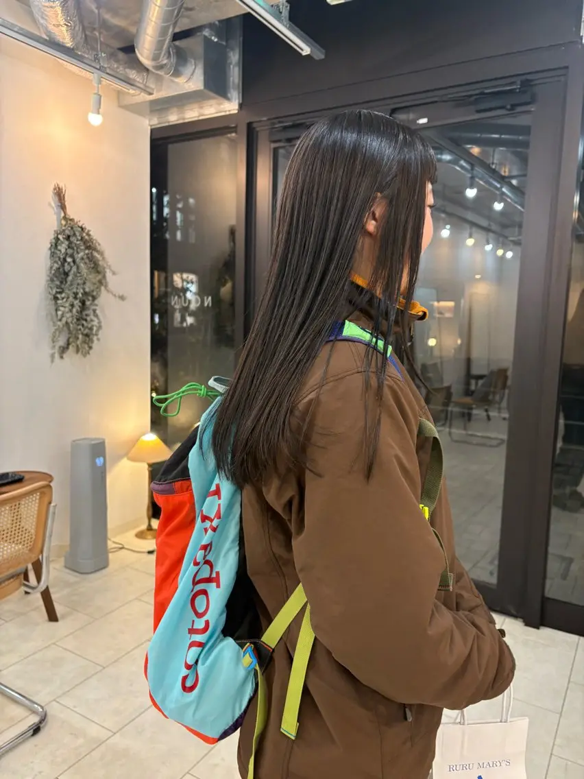 ロング カラー カット ヘアカラー eri kinjoのヘアスタイル