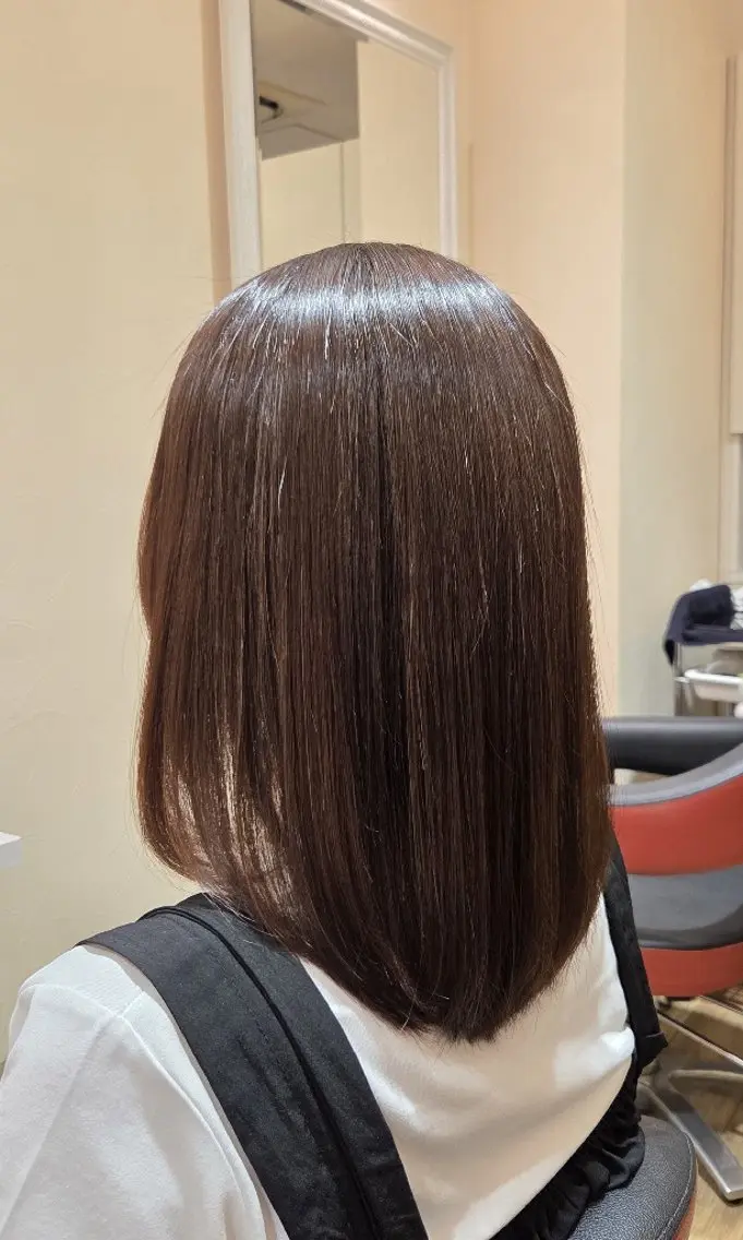 【当日限定クーポン🌞】カット+艶カラーor透明感カラー(長さによっては別途料金あり)+Refa VEENA(ブロー込)の写真