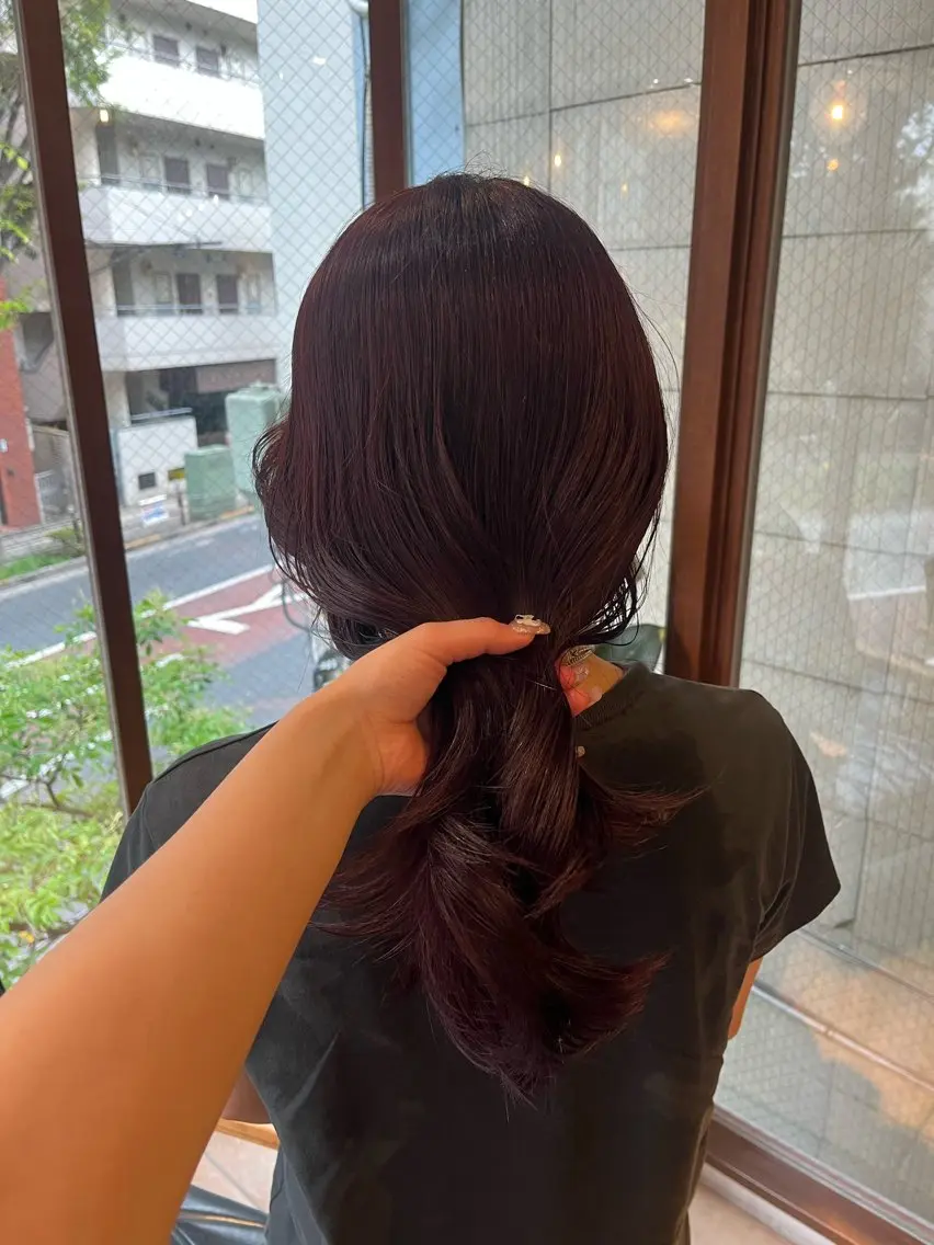 ロング ヘアカラー 似合わせカラー🪩 SAYA 👗のヘアスタイル